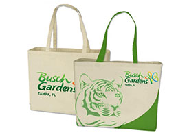 Organic Printed Canvas Tote Bag